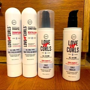 LUS Love Ur Curls 3-Step Curly Fragrance-Free